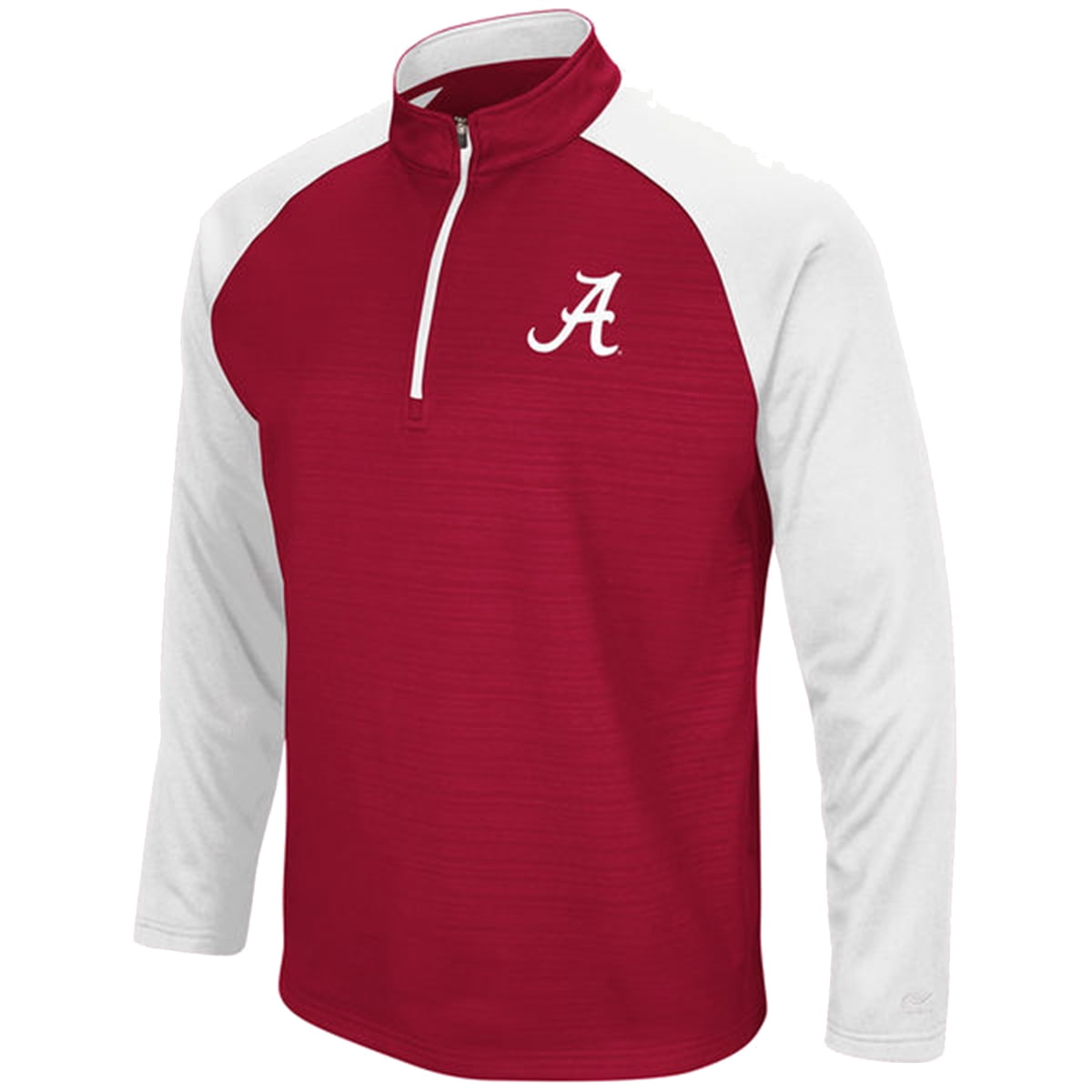 Colosseum NCAA Alabama Crimson Tide Mens Setter 1 4 Zip Fleece Jacket by COFZ10672 AL