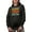 Black, variant on I'm Almost a Millionaire, I Have All the Zeros, Now I Just Need a One - Joke Quote, Black Hooded Sweatshirt or Hoodie, XL