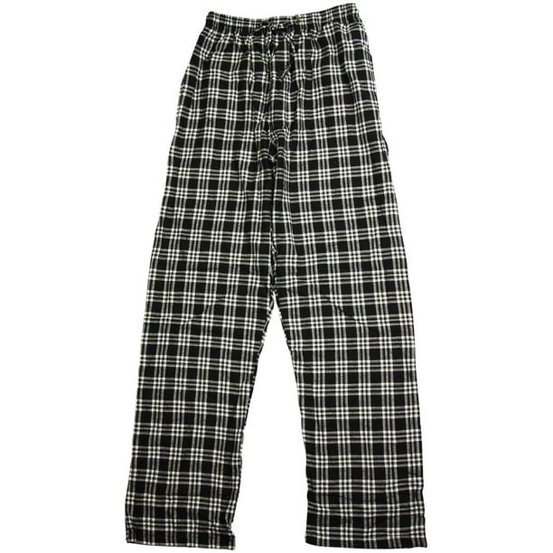 Hanes Mens Flannel Elastic Waist Sleep Pajama Lounge Pant for Men ...