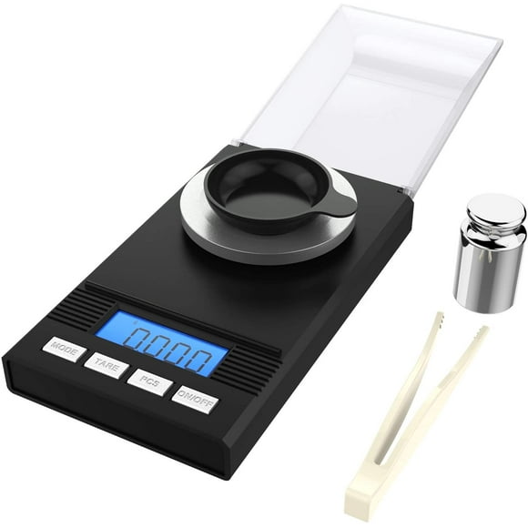50g Milligramm Waage with LCD Display, Portable Digital Milligram Scale