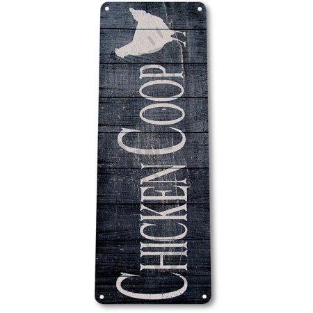 - TIN SIGN B595 Chicken Coop Rooster Rustic Kitchen Cottage Farm Hen Pen Metal DecorHome Décor By Tinworld