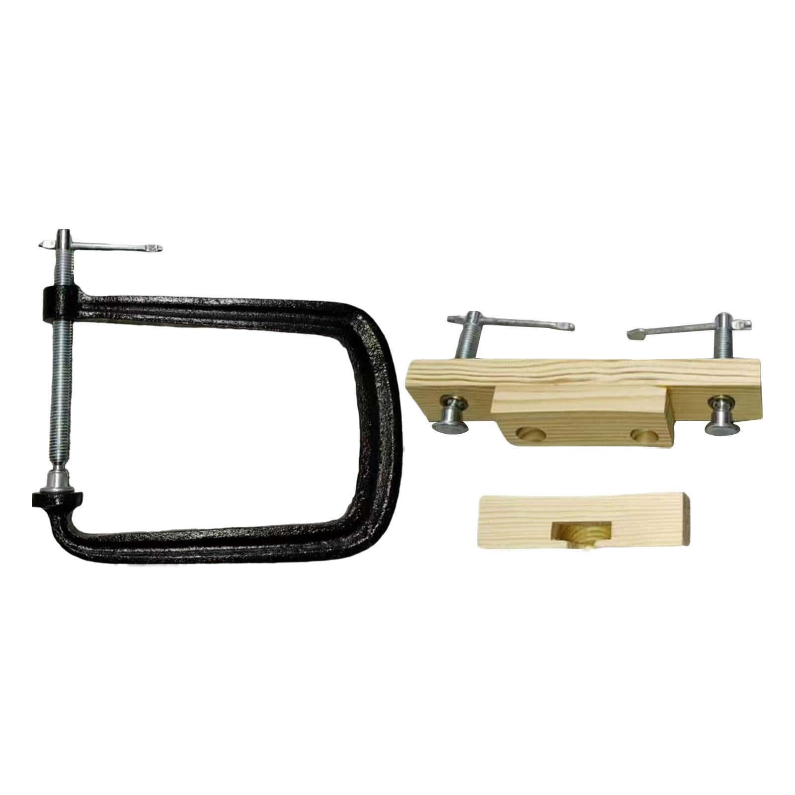 yotijay Folk Acoustic Guitar Bridge Clamp Luthier Tool Accessory Bridges Repair Tool with accessories