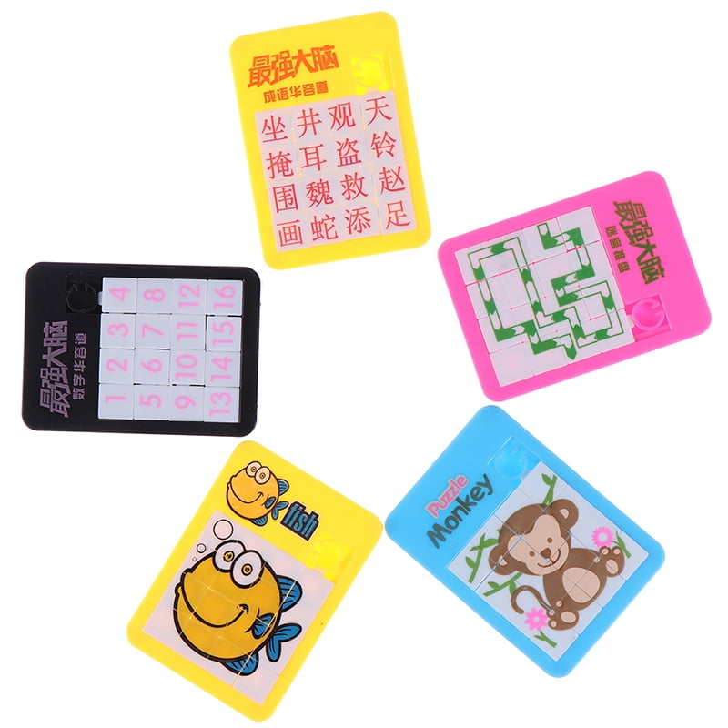 Details about   1Pcs 3D Slide Puzzle Numbers Alphabets Learning Jigsaw Game Toys Puzzles G BJ 