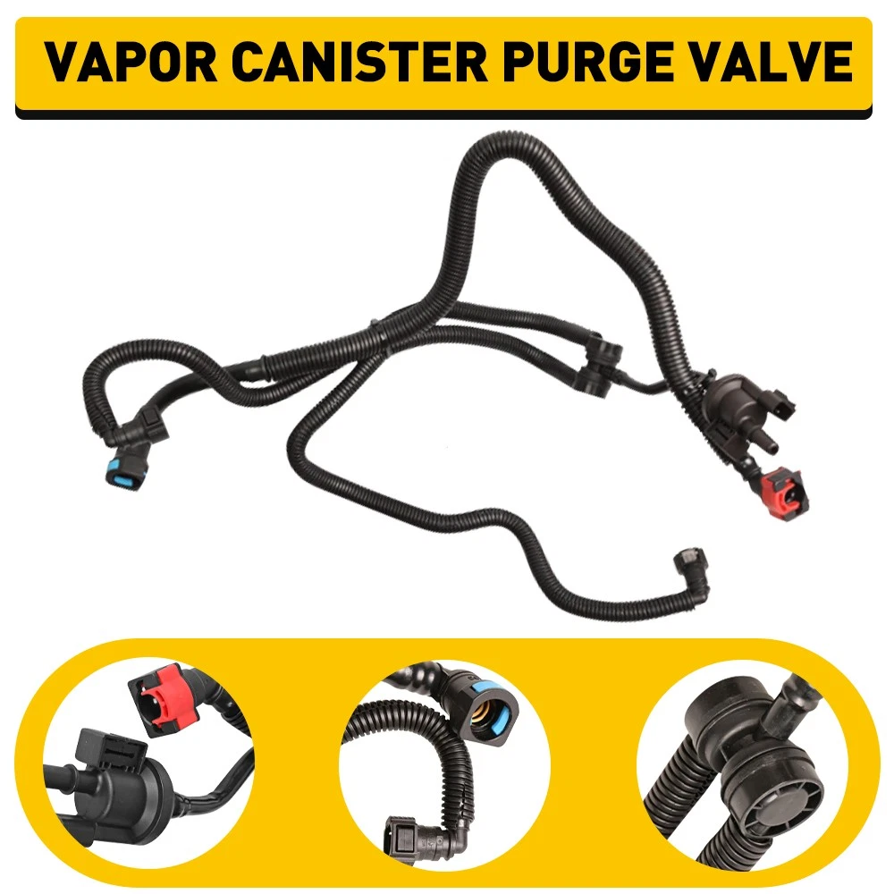 Canister Purge Vapor Valve Hose EVAP F2GZ-9D289-A For 2015-19 2.0L Edge EcoBoost