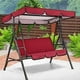 thumbnail image 4 of Replacement Canopy, Outdoor Swing Set Cover, for Patio/Lawn/Garden Swing Cushion (Swing) Red, 4 of 5