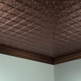 thumbnail image 5 of FASÄDE Traditional 4 Decorative Vinyl 2ft x 4ft Glue Up Ceiling Panel in Oil Rubbed Bronze (5 Pack), 5 of 5