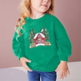 thumbnail image 2 of Bowake Chandail en Molleton à Col Rond pour Bébé Imprimé de Noël Manches Longues en Coton Pull-Over Blouse Chaude Automne Hiver, 2 of 4