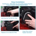 thumbnail image 3 of Riwesomey 2 uds filtros de cortacésped duraderos a prueba de agua accesorios de filtro de aire del Motor herramientas de limpieza del hogar Herramientas eléctricas, 3 of 6