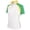 White/Spring Bud, variant on Monterey Club Women's Rally Sunday Sport Zip Golf Polo Shirt #2356