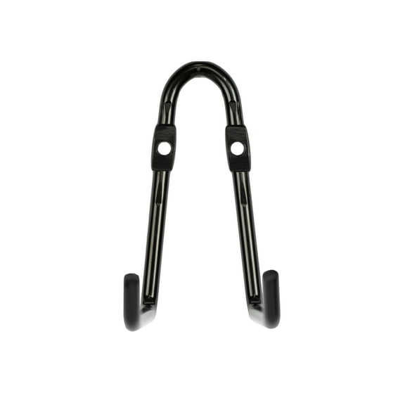 Hyper Tough Wall Mounted Steel Multi-Tool Hook, Black, 2.25 in x 4.25 in x 4 in