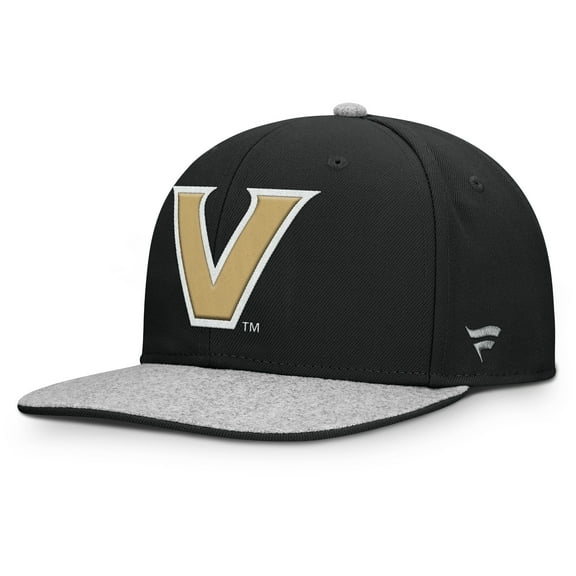 Men's Fanatics Black Vanderbilt Commodores Loden Snapback Hat