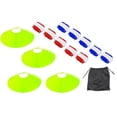 thumbnail image 1 of CSChome Ceinture de Drapeau de Football Ensemble de Ceinture de Drapeau de Football - Forte Adhérence, Matériau Doux, Écologique PVC Streamer, Drapeaux Olive pour Compétition Intense, 1 of 6