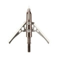 thumbnail image 2 of Rage 2-Blade Cut-On-Contact No Collar Broadhead, 3 Pack, 100 Grain, .035" Stainless Steel Blades, 2 of 8