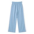 thumbnail image 7 of Asgosdo Sweatpants for Teen Girls High Waisted Wide Leg Color Block Trackpants Casual Baggy Fall Pants with Pockets Size 5-15Y, 7 of 7
