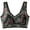 Black, variant on Women's Underwire Bra Lace Push Up Seamless Bra Khaki Size XXXL（5L）