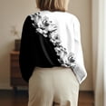 thumbnail image 3 of Long Sleeve Shirts for Women Dressy Button-Downs, 3 of 5