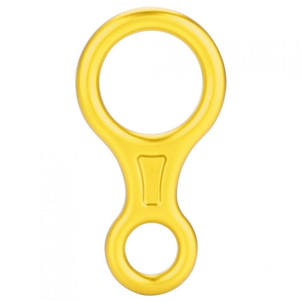 Climbing 8 , Descender Rappel 35KN Figure 8 Word Rope Figure 8 Rope Descender, For Climbing