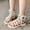 X-113Beige, variant on YMNXA Toddler Kids Girls Sandals Closed Toe Non Slip Soft Bottom Sequins Bow Design Lightweight Elegant Shoes For Wedding Party,Beige,5-5.5 Years