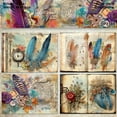 thumbnail image 4 of SunWMart A5 Single Sided Scrapbook Paper, 16 Sheets Special Craft Paper for Scrapbooking Junk Journal Planner Journaling Supplies Handmade Card DIY Materials Collage, 4 of 4
