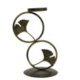 thumbnail image 1 of Toystoory Candelabro de hoja de ginkgo de estilo retro europeo, candelero forjado simple moderno, adorno de de hierro para el hogar, bar, fiesta, Decoración del hogar No.2 Toystoory HA026446-02, 1 of 1