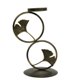 thumbnail image 1 of Bearachild Candelabro de hoja de ginkgo de estilo retro europeo, candelero forjado simple moderno, adorno de de hierro para el hogar, bar, fiesta, Decoración del hogar No.2 Bearachild HA026446-02, 1 of 1