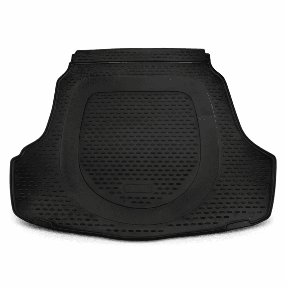 Custom Fit Cargo Mat for 2016–2019 Hyundai Sonata, All-Weather Trunk Liner, Heavy-Duty Rubber Protection, Black
