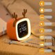 thumbnail image 2 of Rechargeable Wooden Night Light Alarm Clock With Adjustable Brightness, 2 of 5