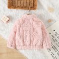 thumbnail image 4 of Hotiary 6M-3T Toddler Baby Girls Winter Warm Fleece Coat Zipper Jacket Top Stand Collar Outwear For Holiday, Everyday, Birthday, Outdoor, 4 of 9