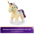 thumbnail image 2 of Peluche con forma de unicornio, hoja de academia, amarillo, 18 cm, para niñas mayores de 1 año, 2 of 9