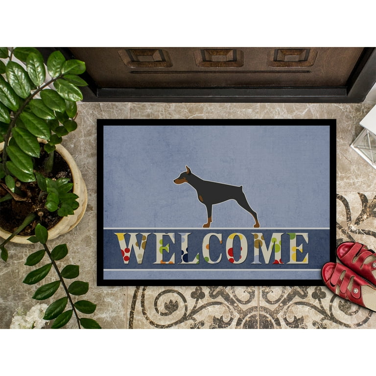 Carolines Treasures BB5564JMAT Doberman Pinscher Welcome Door Mat