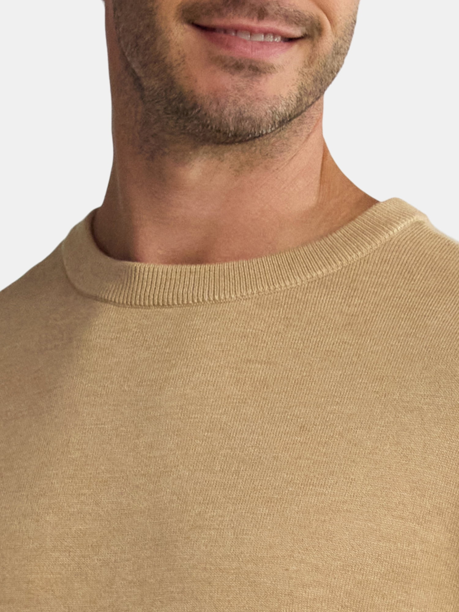 George Men's & Big Men's Relaxed Fit Lightweight Crewneck Sweater, Sizes XS-3XL