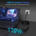 thumbnail image 2 of Cargador para portátil Ruilezyo de 120 W, adaptador de corriente USB-C para dock, 2 of 7
