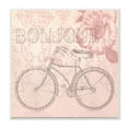 thumbnail image 2 of The Stupell Home Decor Collection Vintage Bonjour Bicycle Wall Art, 2 of 4