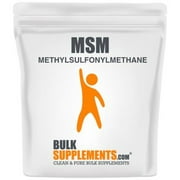 BulkSupplements.com MSM Powder (Methylsulfonylmethane) - Sulfur Powder - MSM Powder for Hair Growth - MSM for Horses (100 Grams - 3.5 oz)