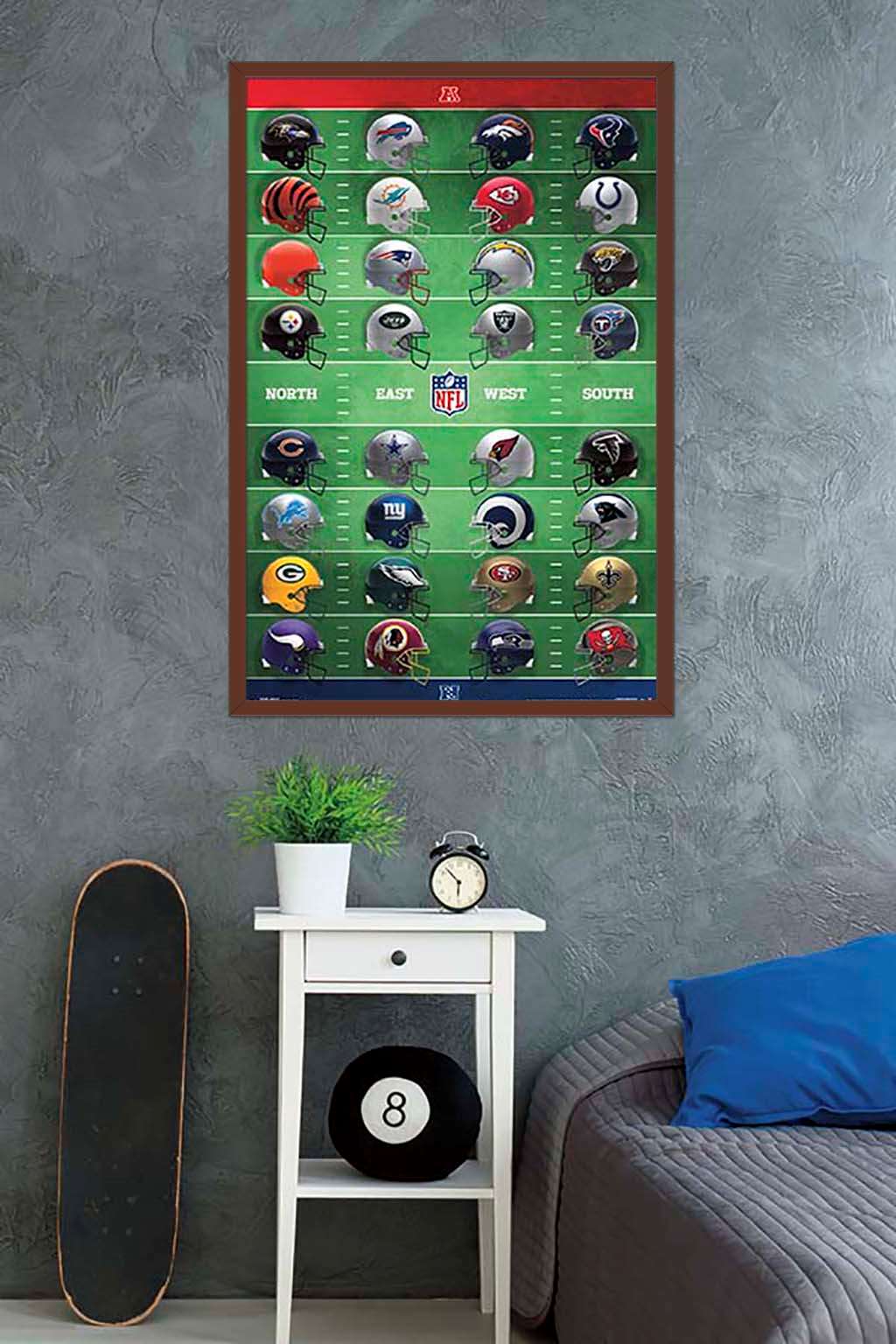 NFL League - Helmets Poster - image 2 of 2