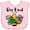 AD-Pink, variant on Inktastic Autism Awareness Bee Kind Boys or Girls Baby Bib