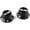 Black, variant on Allparts PK-0154 Set of 2 Plastic Volume Knobs for Stratocaster, Mint Green