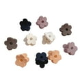 thumbnail image 1 of 10Pcs/Set Women Hair Clip Boxed Solid Color Butterflies Semi-circle Flower Triangle Non-slip Mini Ladies Bang Side Hair Claw Clamp Hair Accessories, 1 of 8