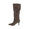 thumbnail image 2 of Bellini Amp Mid High Heel Women Boot In Gold Multi Leopard, 2 of 5