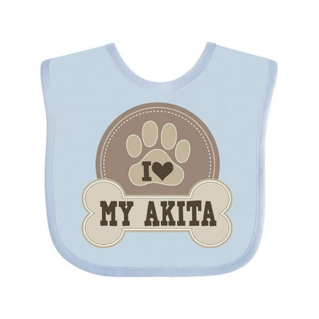 

Inktastic Akita Dog Lover Gifts Gift Baby Boy or Baby Girl Bib