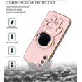 thumbnail image 6 of Compatible with Samsung S20 FE 5G Case Silicone TPU Plating, Samsung Galaxy S20 FE 5G Cases Cute Astronaut Pattern Phone Case with Stand (Pink), 6 of 13