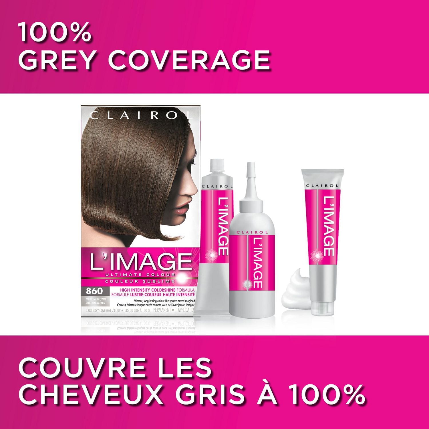 Clairol L'Image Permanent Hair Dye, Vibrant colour