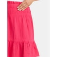 thumbnail image 4 of Time and Tru Women's Double Cloth Skirt, Sizes XS-XXXL, 4 of 5