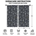 thumbnail image 2 of Blackout Kids Curtains,Spider Web Halloween Pattern Childrens Insulated Curtains Set Of 2,Bedroom Essentials,Toddler Room Decor 42"x84", 2 of 5