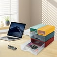 thumbnail image 3 of Miumaeov Stackable Desk Organizer Plastic Desk Storage Drawers Multi-functional Mini Tabletop Storage Organization Box with 4 Drawers for Home or Office, 3 of 12
