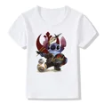 thumbnail image 3 of Camiseta de algodón con estampado de puntadas de verano para niños, nueva camiseta Kawaii de Disney para niños y niñas, ropa informal, camisetas de dibujos animados Harajuku para niños, camisetas para, 3 of 5