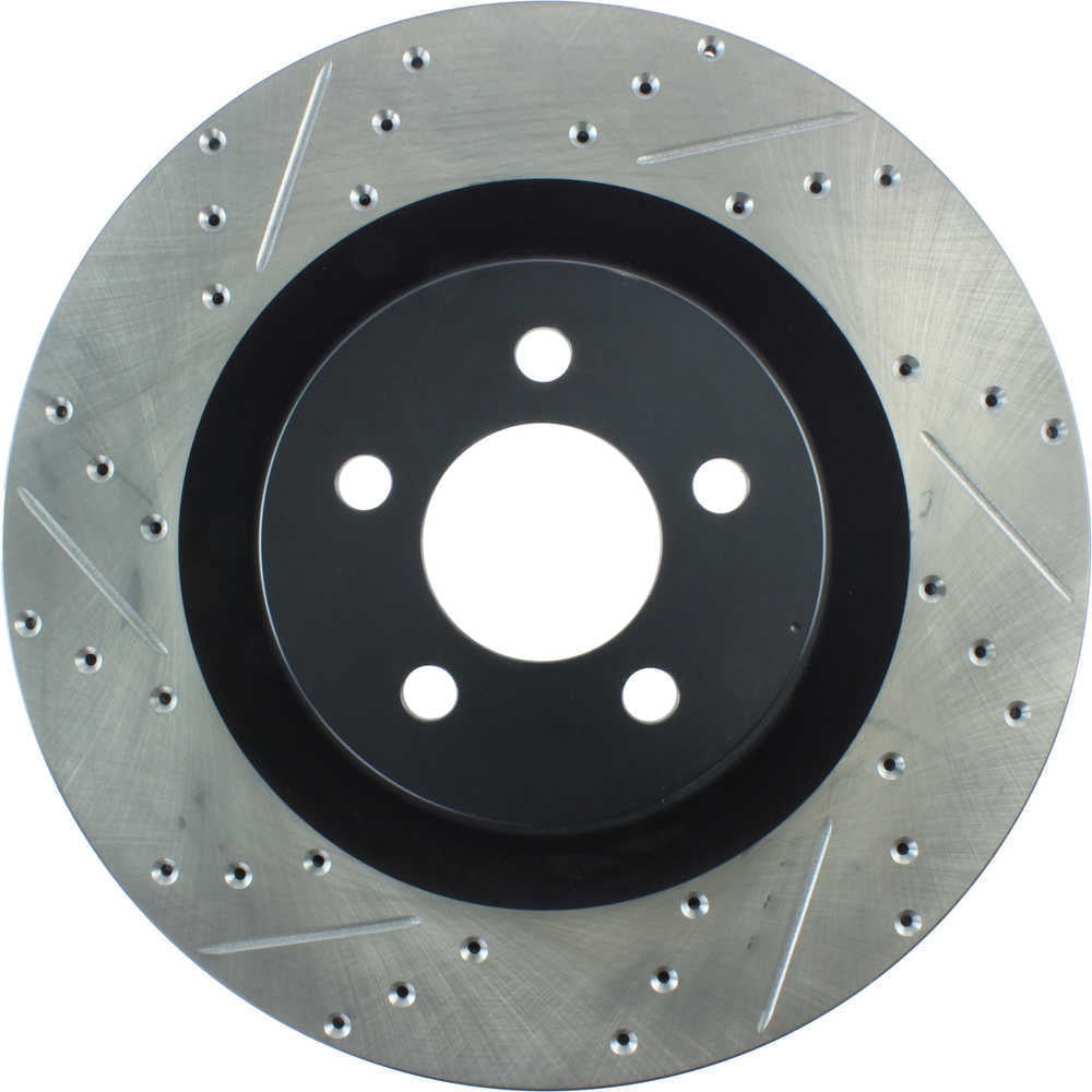 StopTech SportStop 06-09 Chrysler SRT-8 Front Right Drilled & Slotted Rotor Fits select: 2015-2022 DODGE CHALLENGER, 2020-2022 DODGE CHARGER