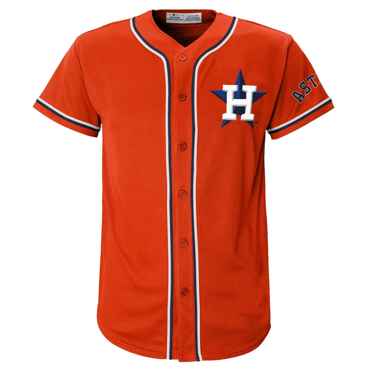 MLB Houston Astros Youth Secondary Color Synthetic Jersey