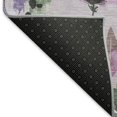 thumbnail image 5 of Addison Rugs Mayfield Premium Machine Washable Transitional Floral Lavender Rectangle Rug, 3' x 5', 5 of 6