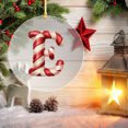 thumbnail image 1 of Ornements d'Alphabet pour Arbre de Noël, 26 Lettres de Canne à Sucre Initiales Pendentif, 26 Lettres Décoration d'Arbre de Noël Pendentif, Décorations Rouges Monogramme Personnalisées pour Cadeaux d'Arbre de Noël Diy, 1 of 5